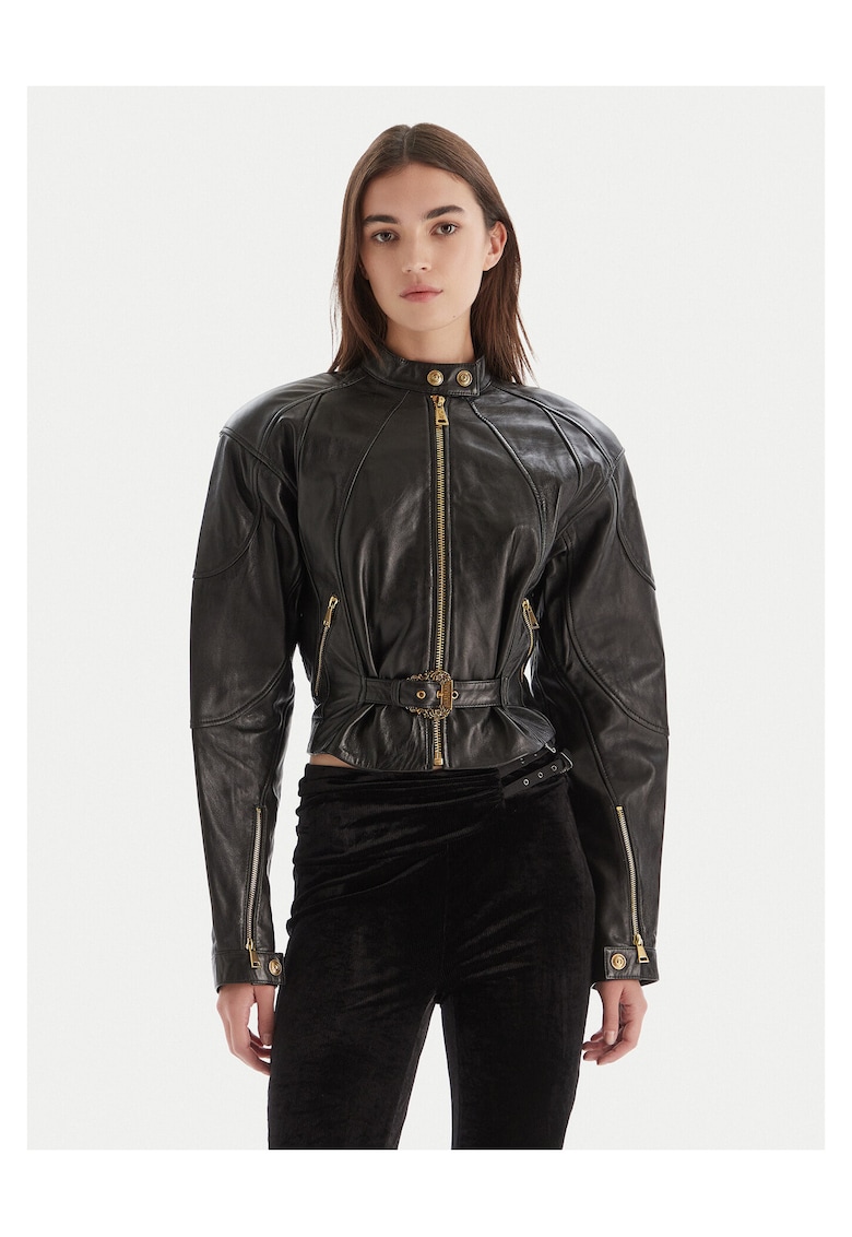 Geaca piele dama - Negru
