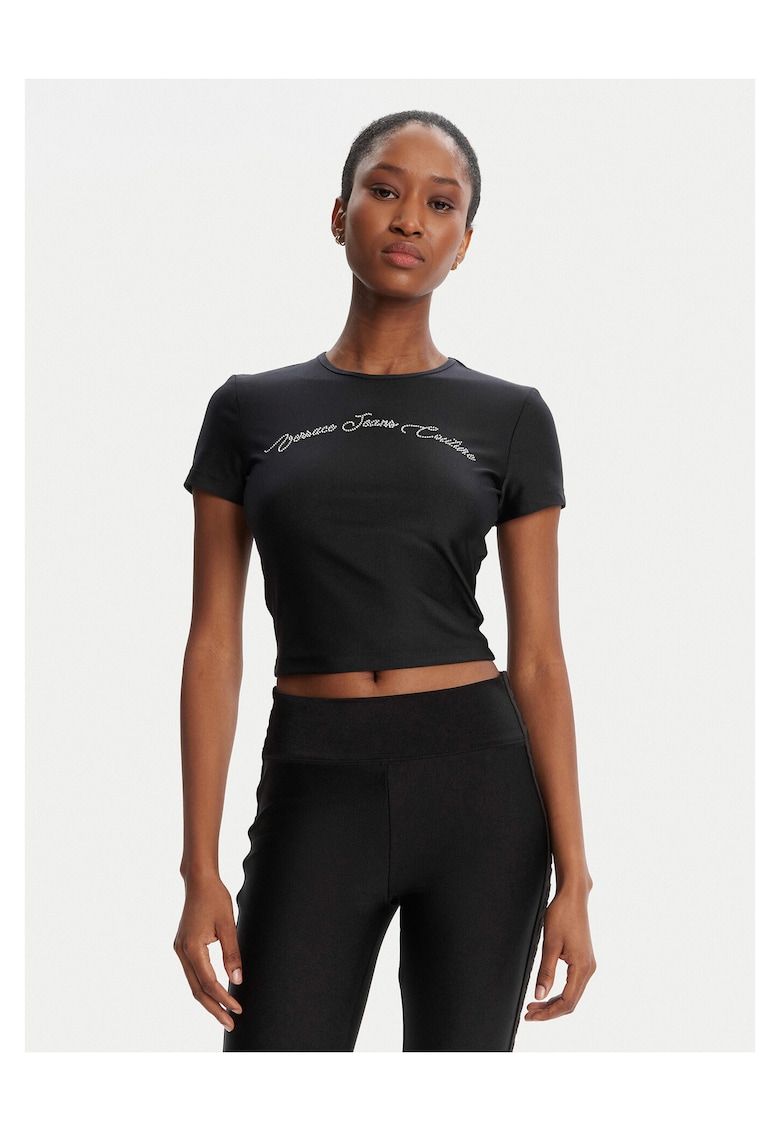 Tricou scurt pentru dama - Negru