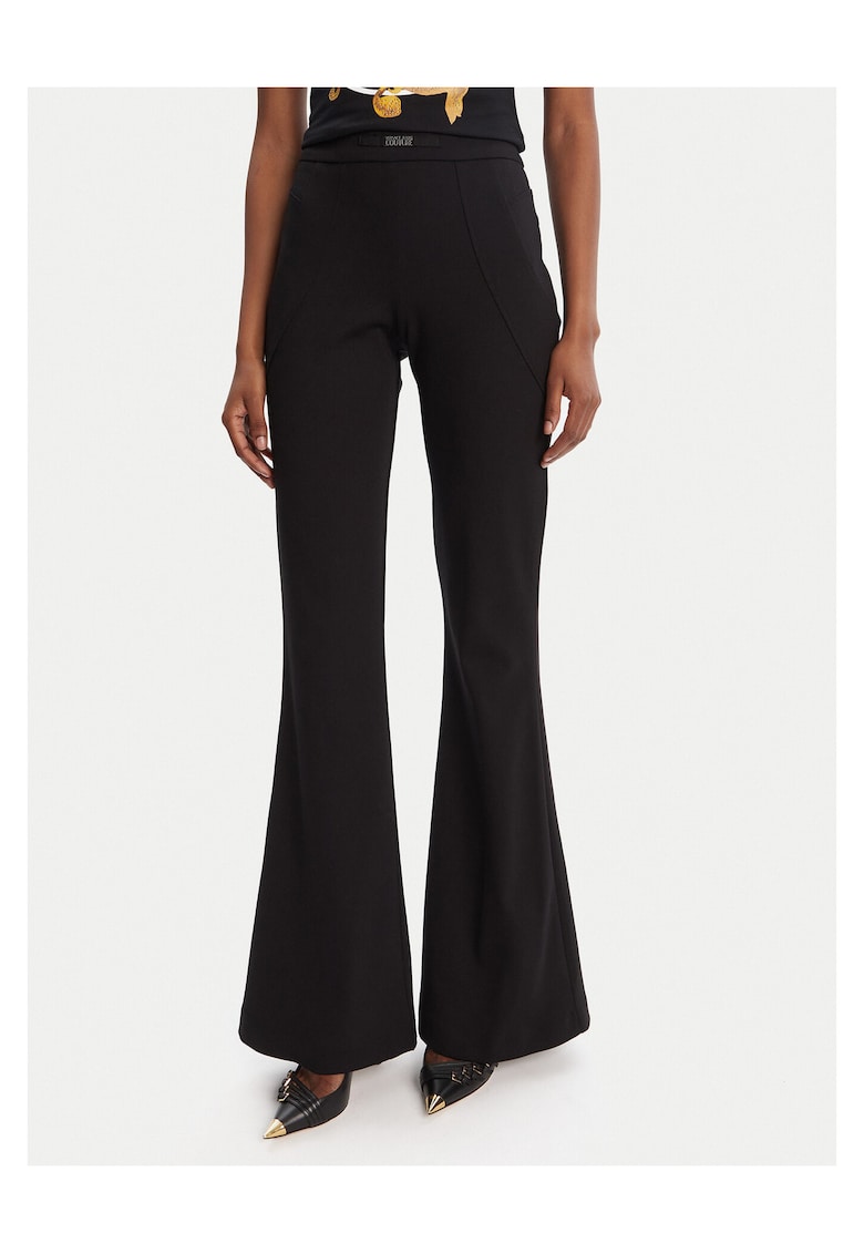 Pantaloni dama - evazati - negru