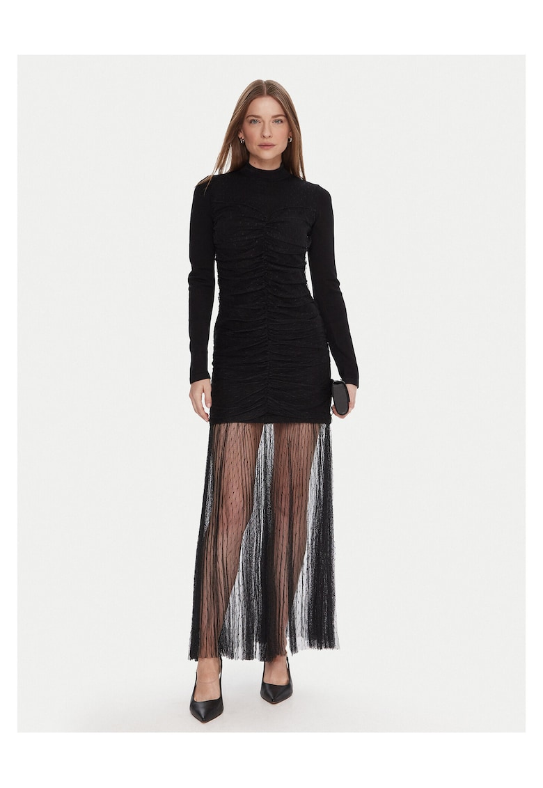 Rochie tricotata de dama negru