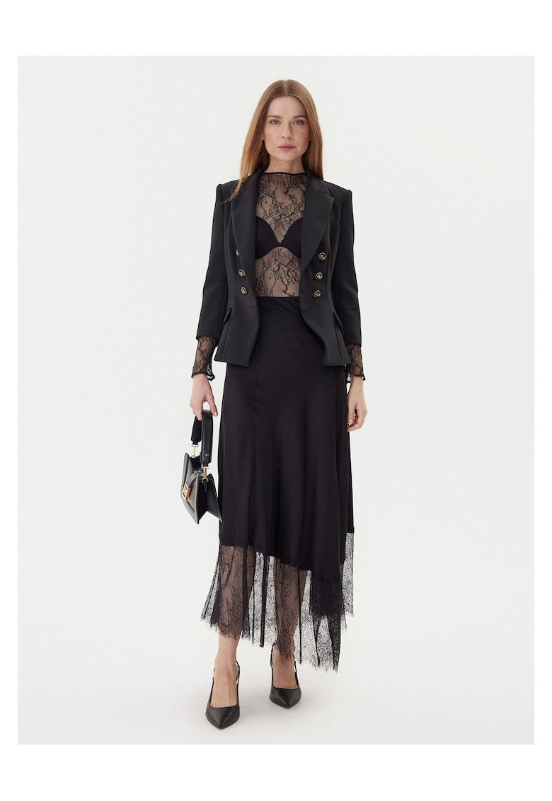 Fusta Midi de dama negru - fabrica de calitate
