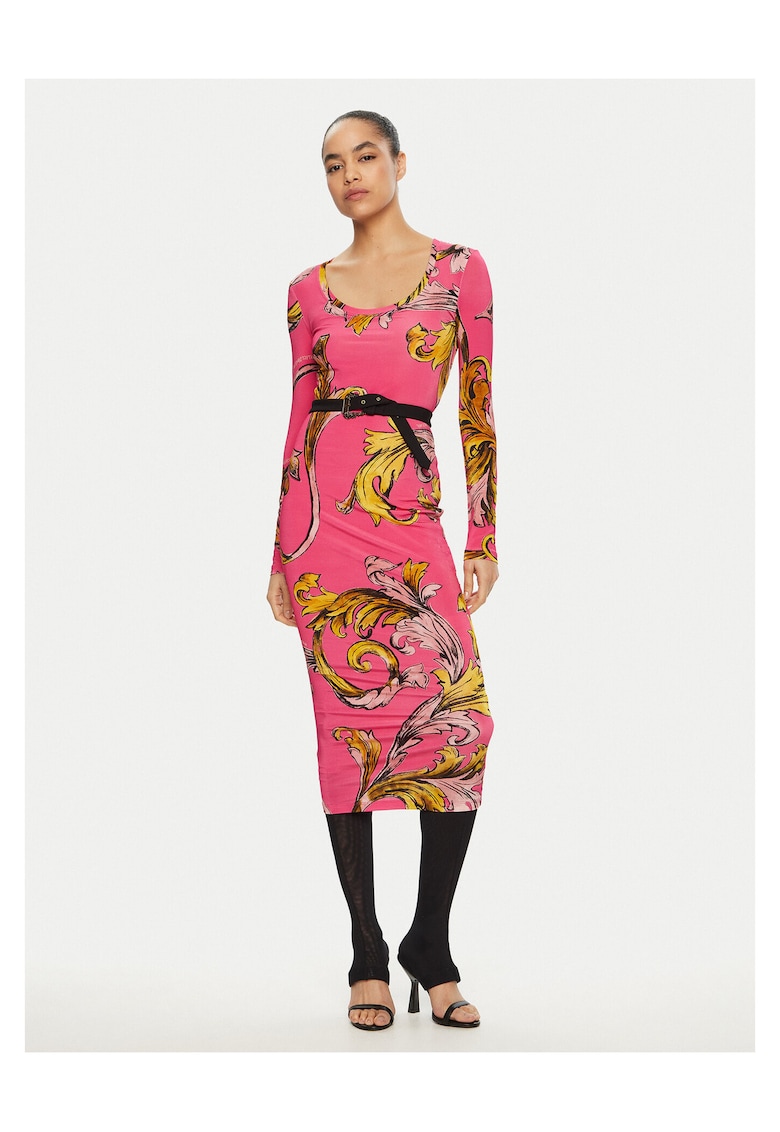 Rochie de zi - roz - colorata