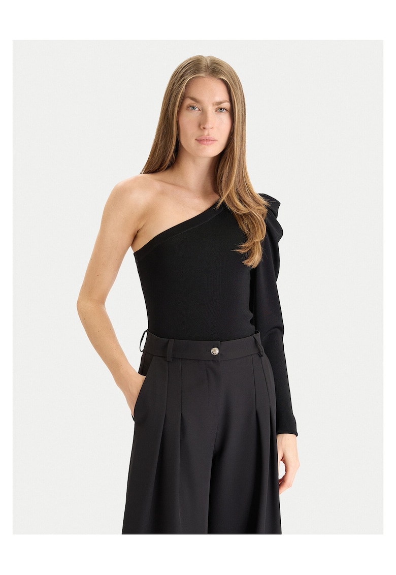 Pulover dama negru - din material moale