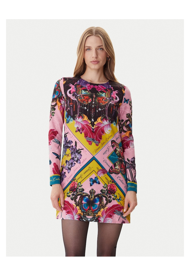 Rochie de zi - roz - colorat