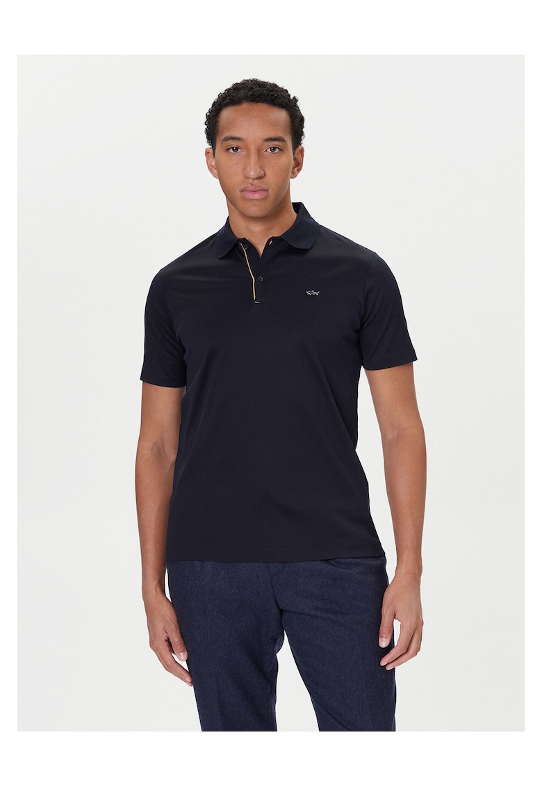 Tricou barbati bleumarin - bumbac