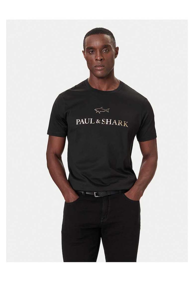 Tricou barbati negru - din bumbac
