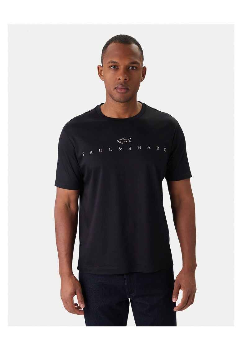 Tricou barbati bleumarin - din bumbac