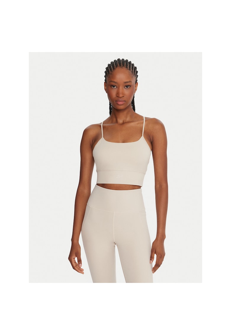 Bustiera sport dama bej - elastic