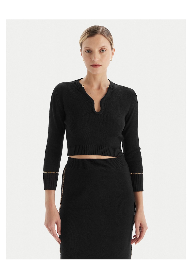 Pulover pentru femei negru -