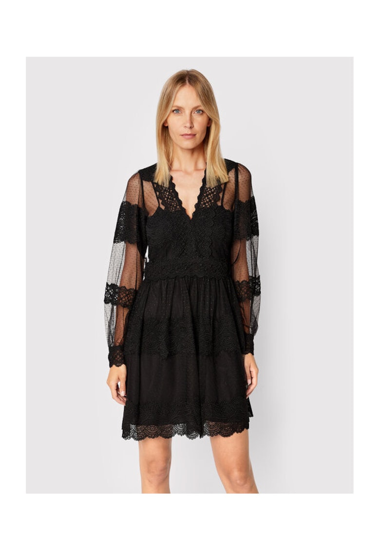 Rochie de cocktail dama negru -
