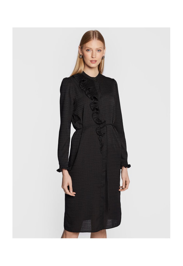 Rochie Camasa de dama 222TT2422 - negru -