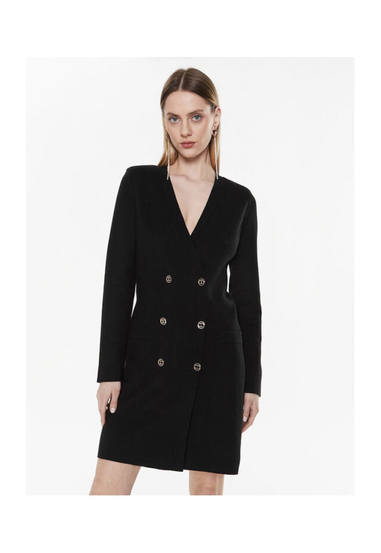 Twinset Rochie tricotata - neagra - dama