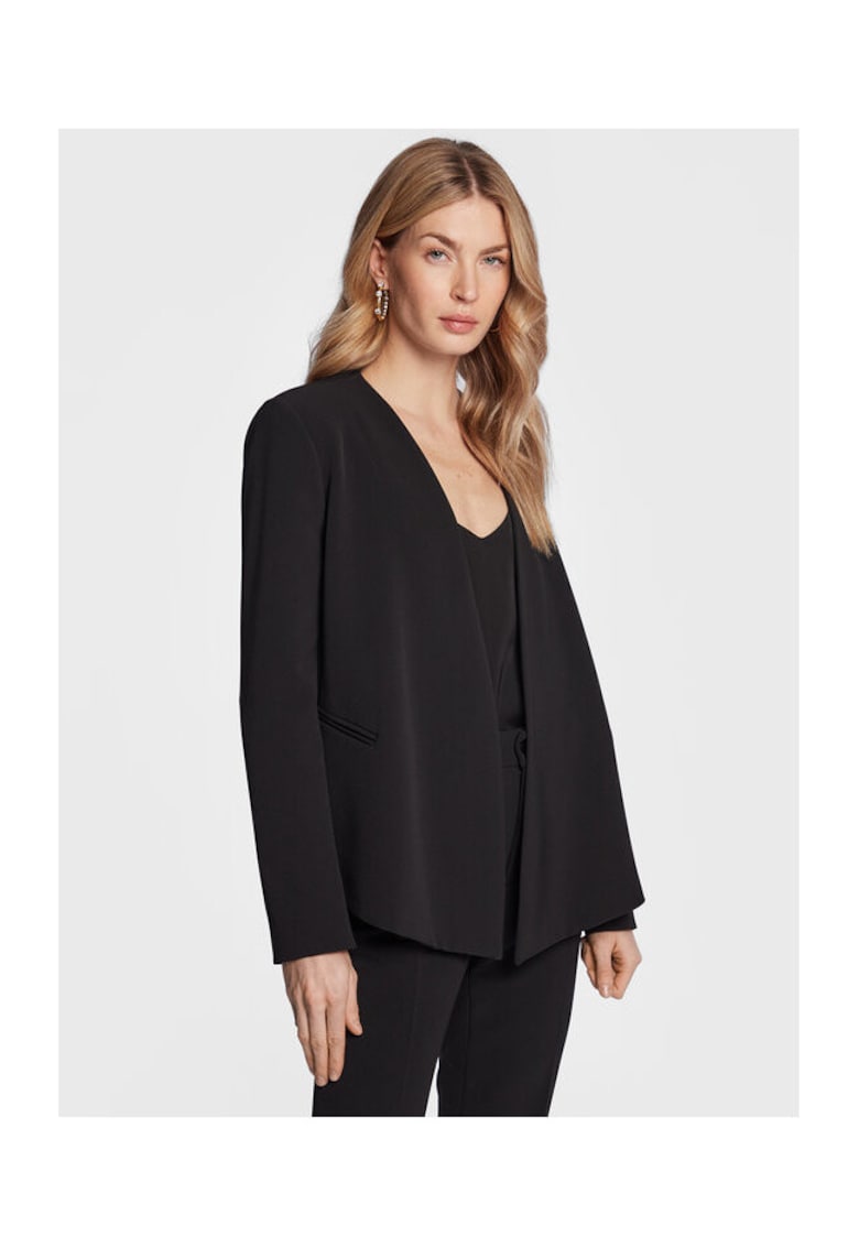 Twinset Sacou dama culoare neagra