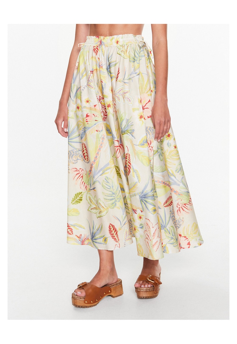 Twinset Fusta midi dama colorata -
