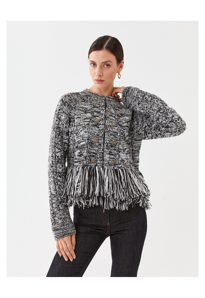 Cardigan dama negru -