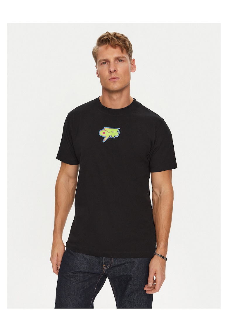 Tricou barbati negru - bumbac