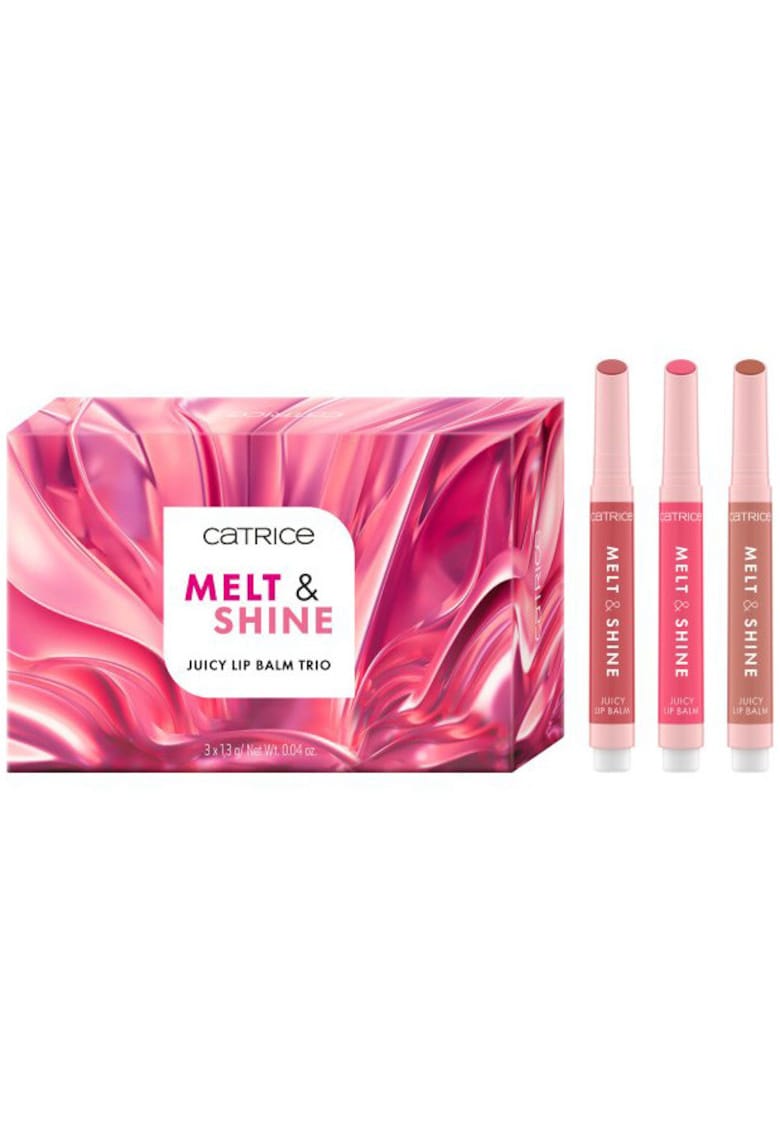 Set Balsam De Buze Melt & Shine Juicy Trio 144 gr