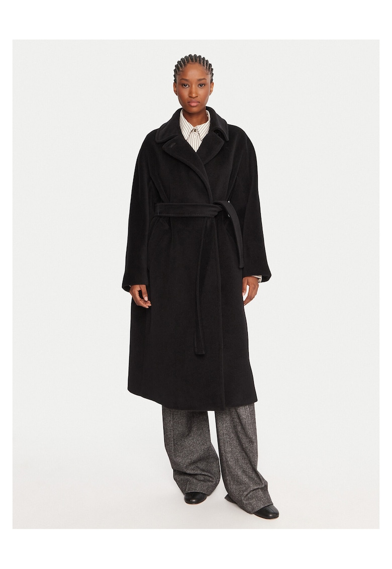 Palton de dama negru - lana