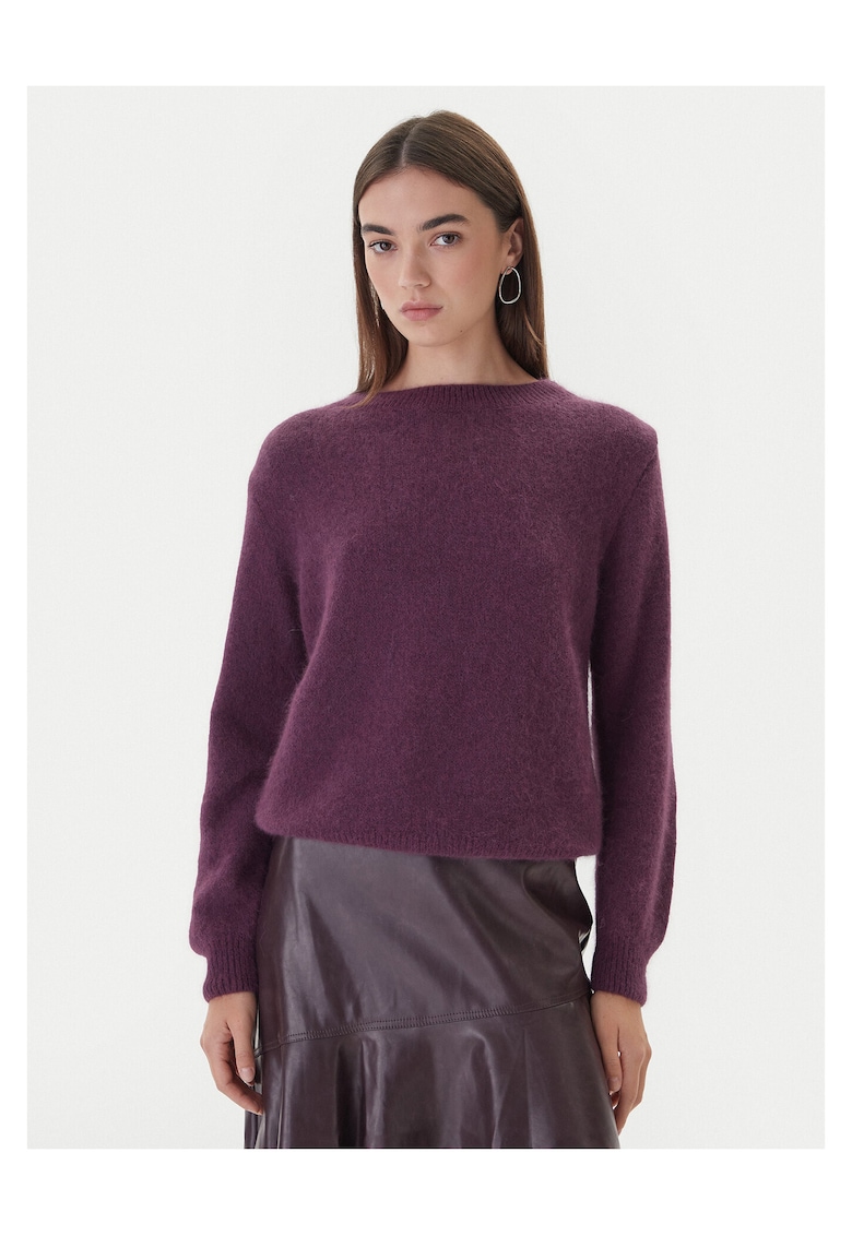 Pulover dama violet - moale