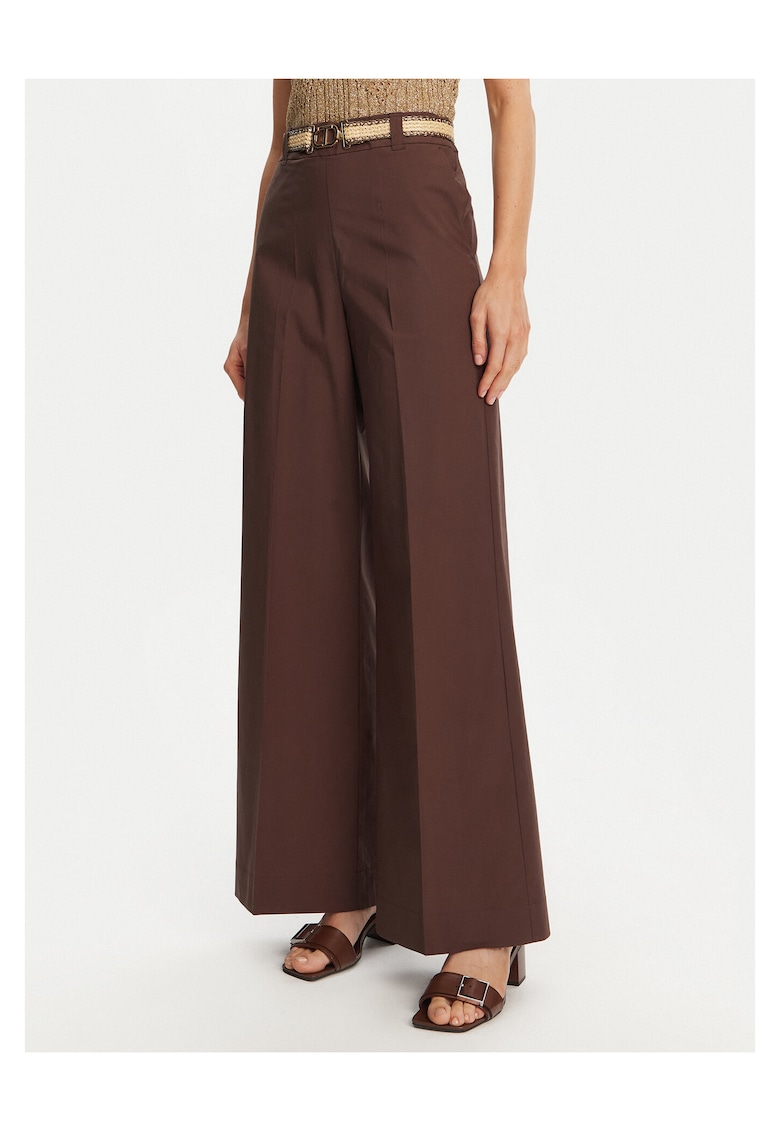 Pantaloni dama - Palazzo - maro