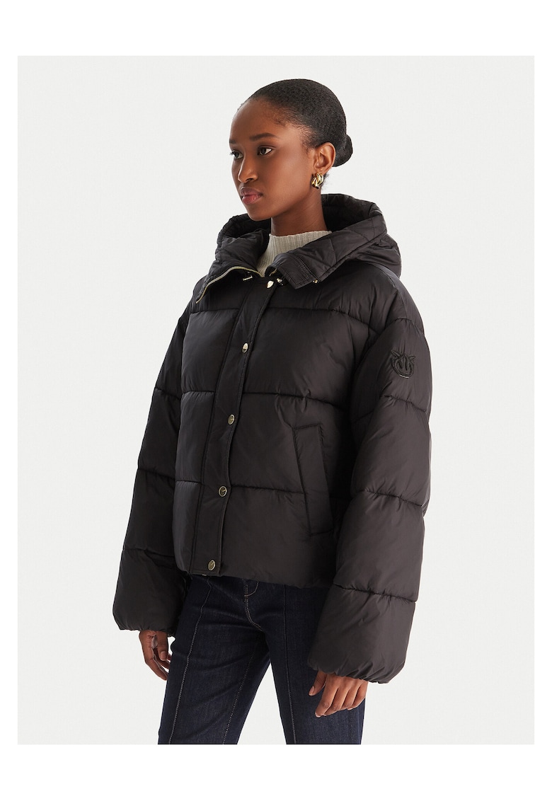 Geaca de dama negru - material usor -