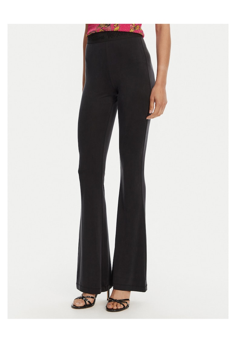 Pantaloni evazati pentru dama negru