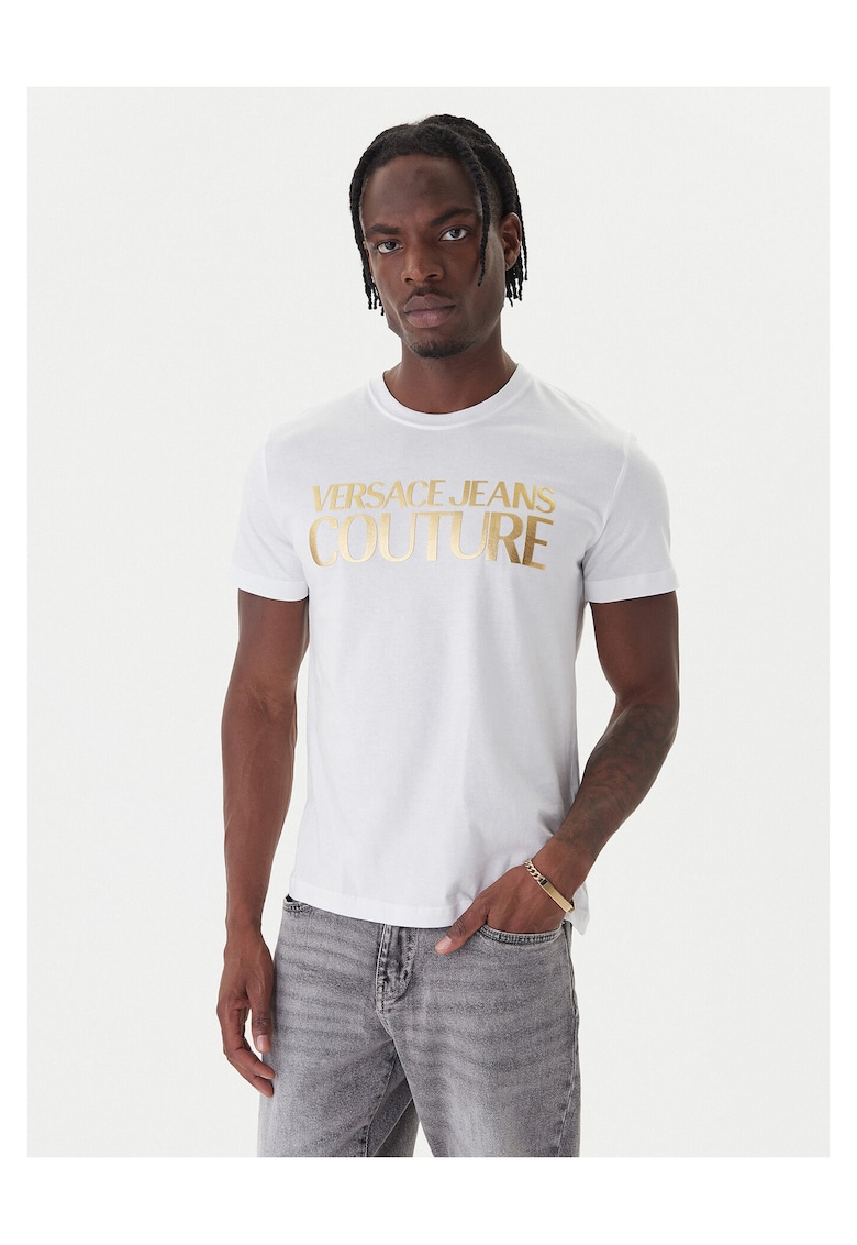 Tricou unisex alb - bumbac