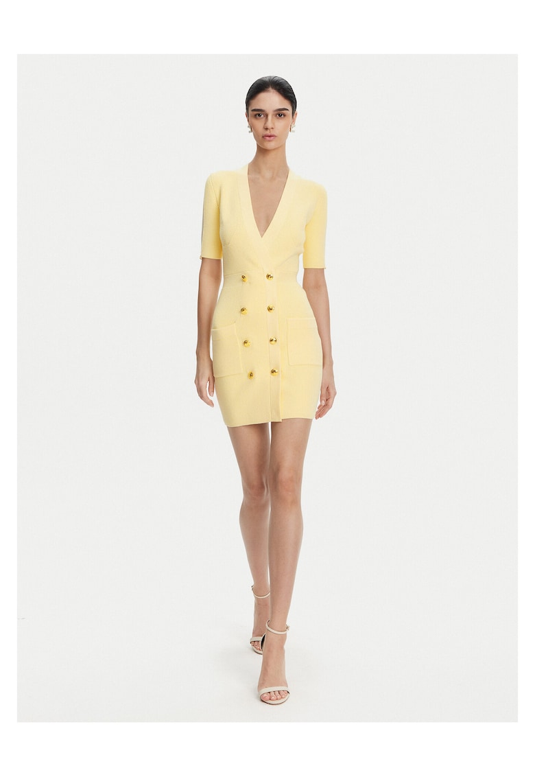 Rochie dama tricotatawqf - Galben