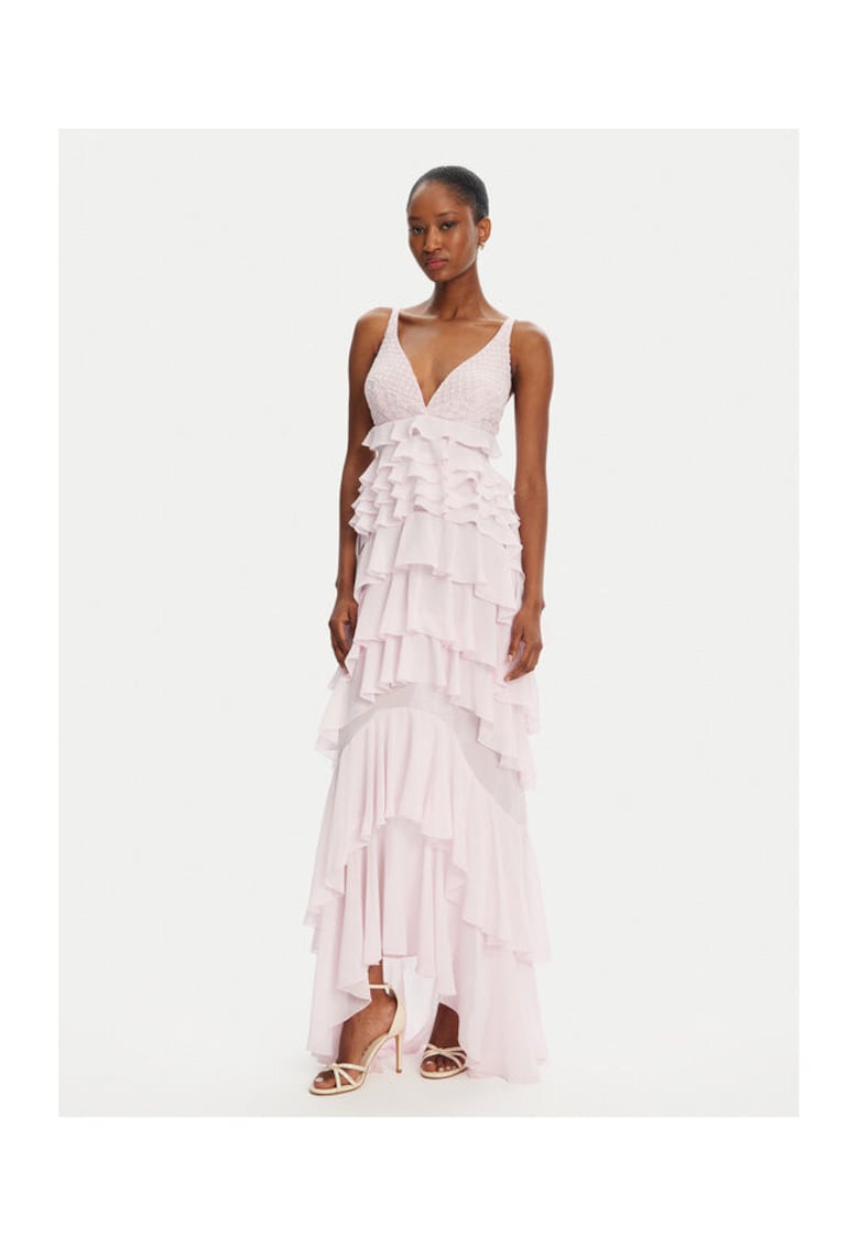 Rochie de cocktail roz