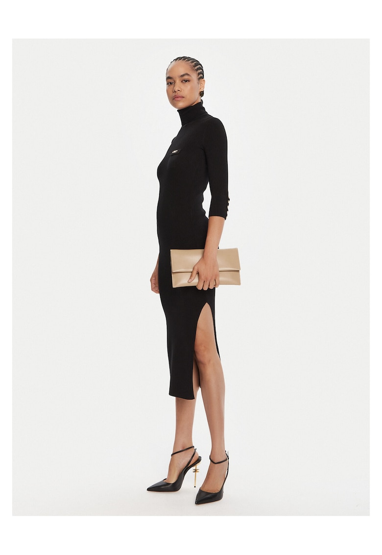 Rochie - tricotata - negru