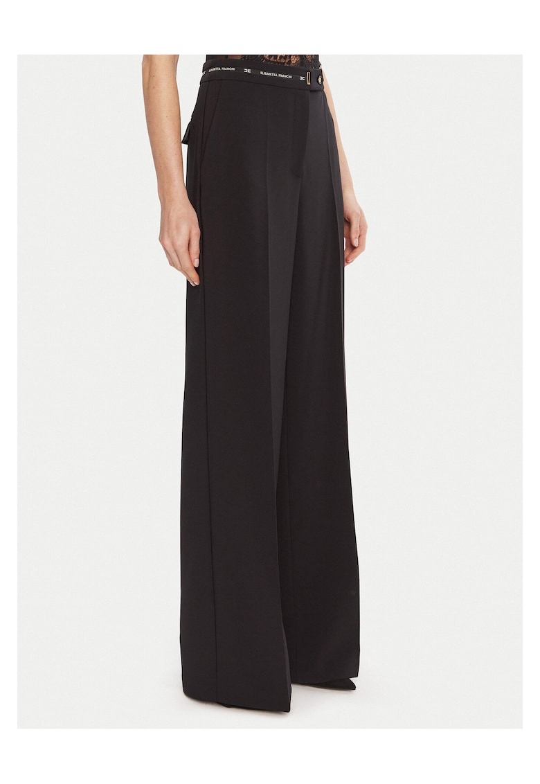 Pantaloni eleganti largi - negru