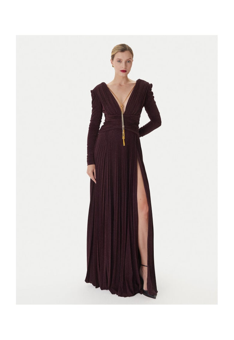 Rochie de seara de dama - bordo