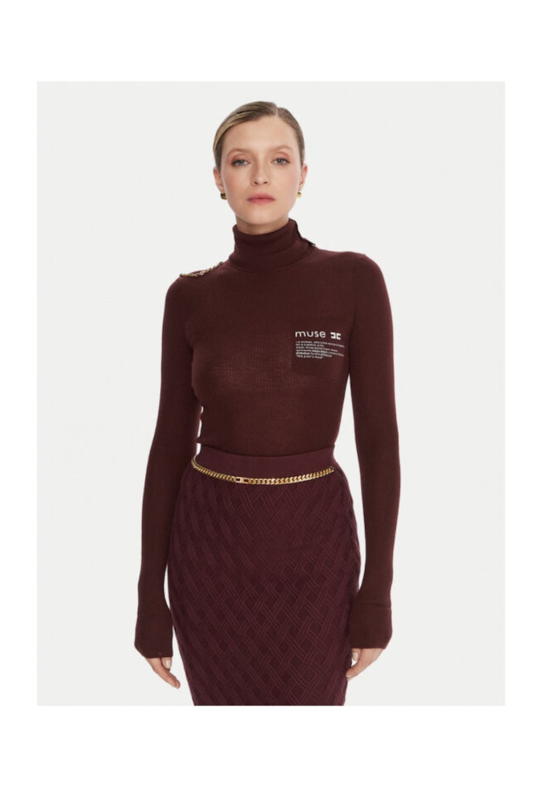 Pulover dama bordo -