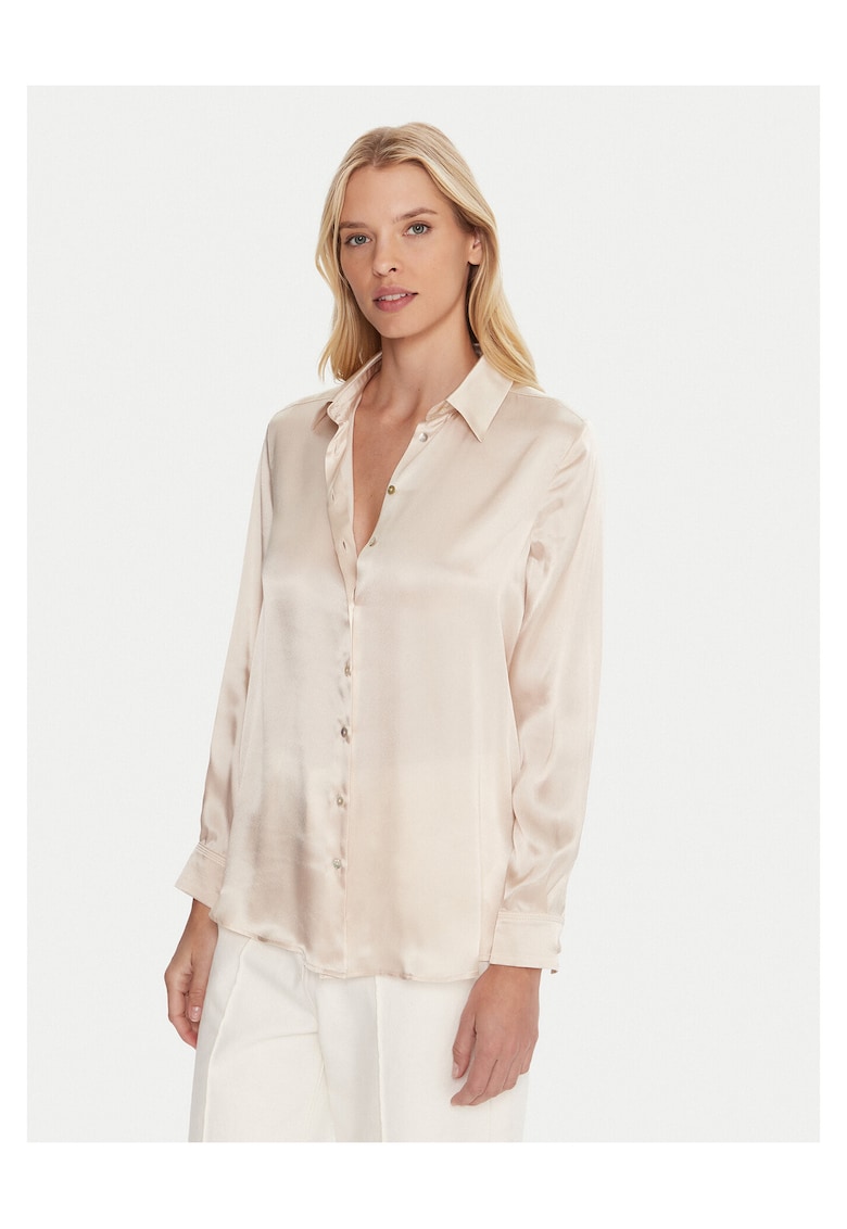 Camasa de dama ecru - lucioasa