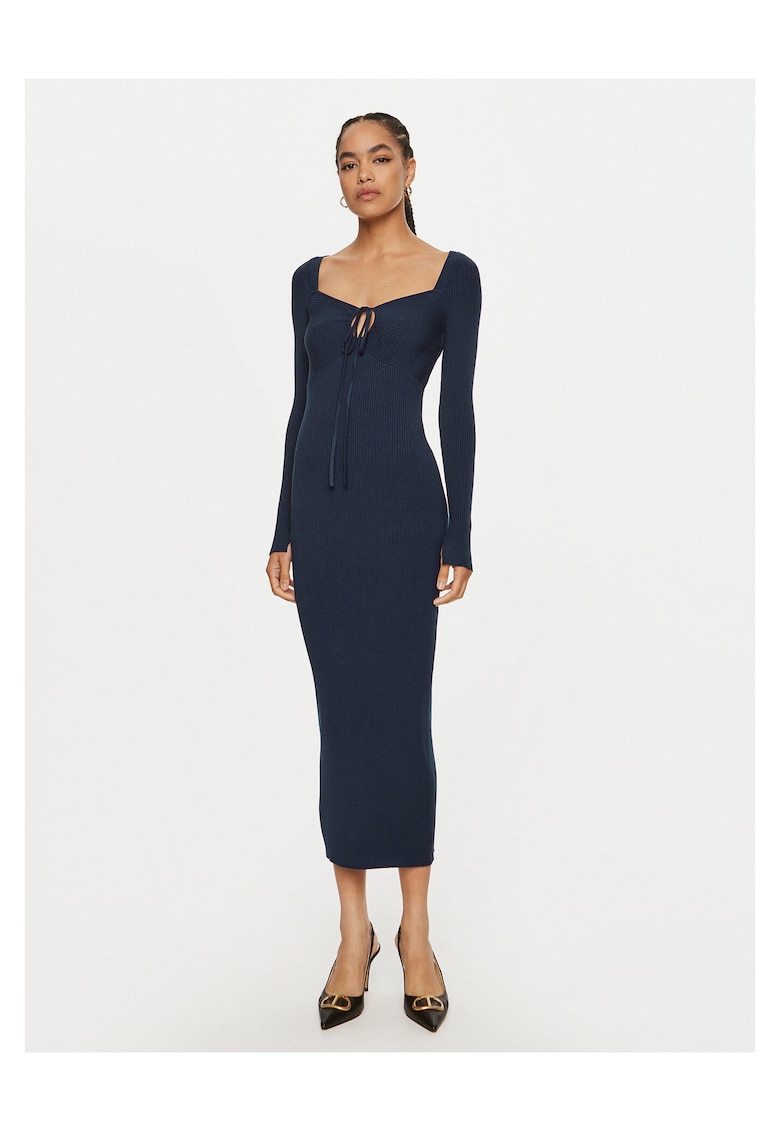 Rochie tricotata 242TP3081 - bleumarin