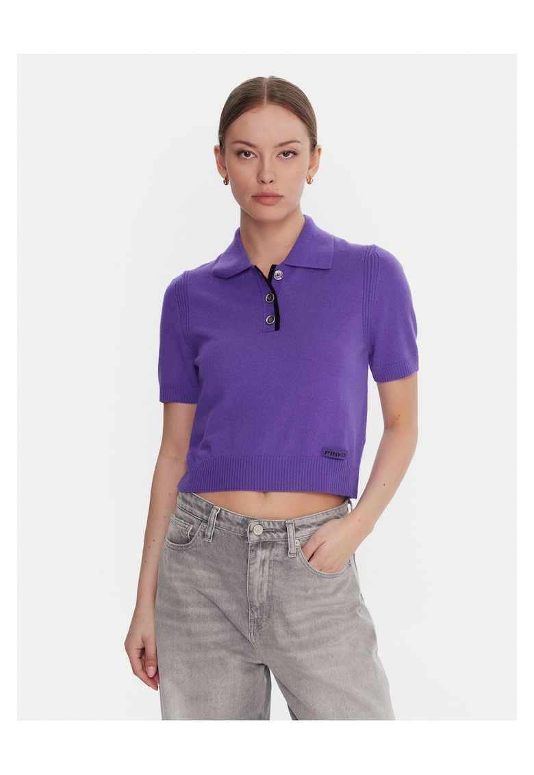 Pulover dama violet - moale