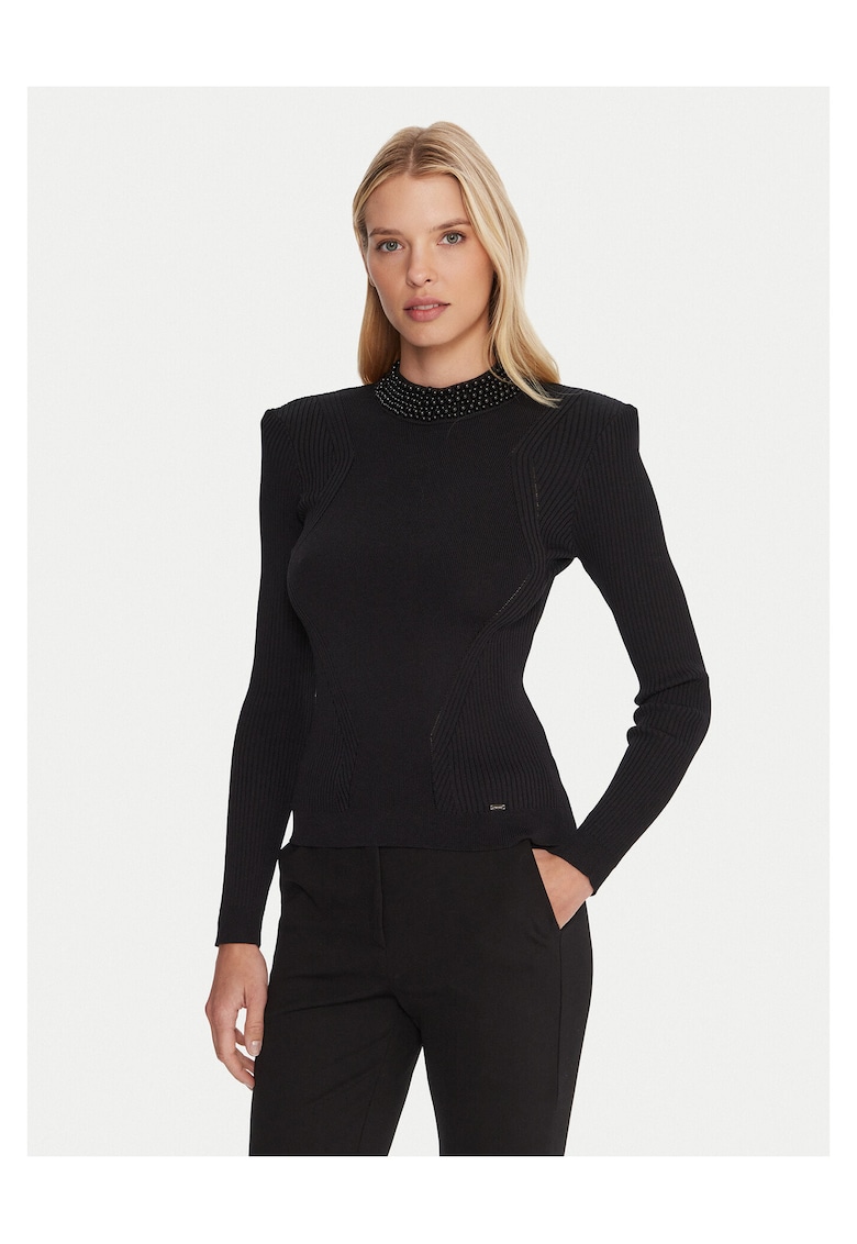 Pulover dama negru - din material de calitate