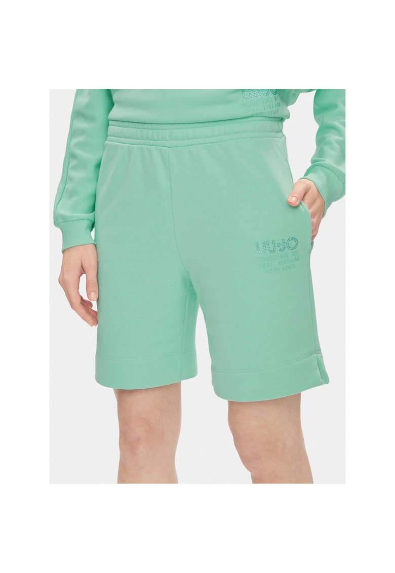 Pantaloni sport dama - scurti - verde -