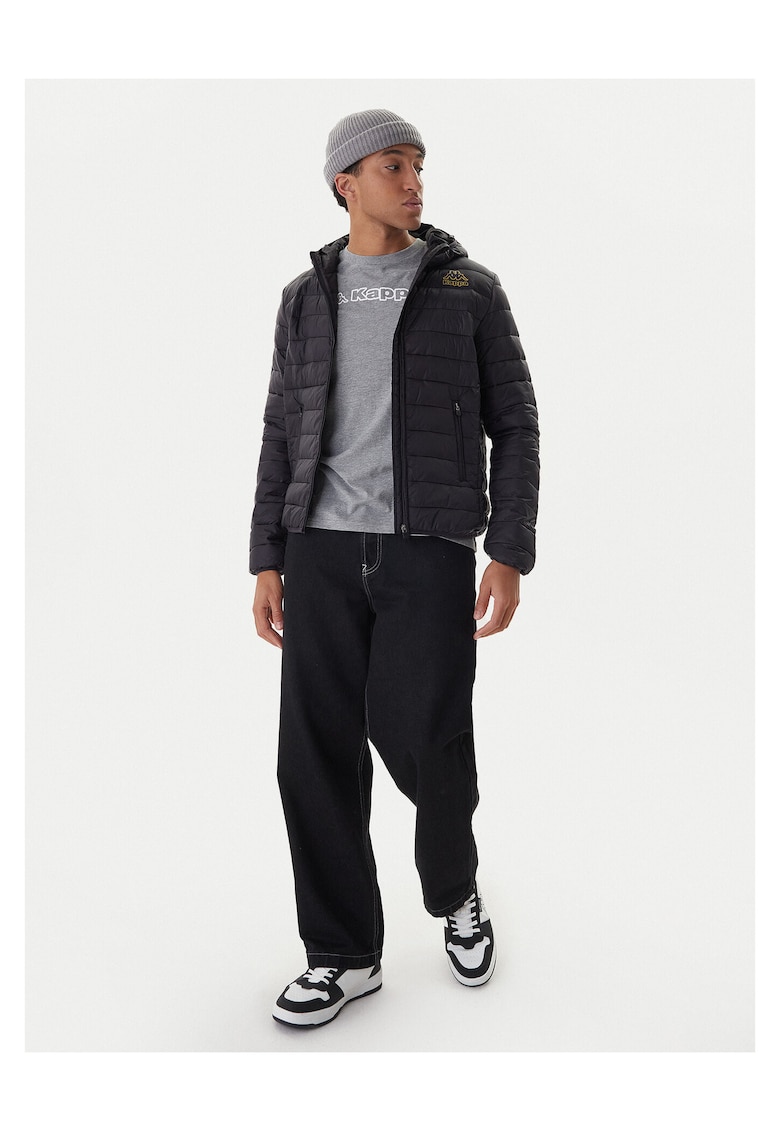 Geaca de tranzitie barbati negru - material rezistent