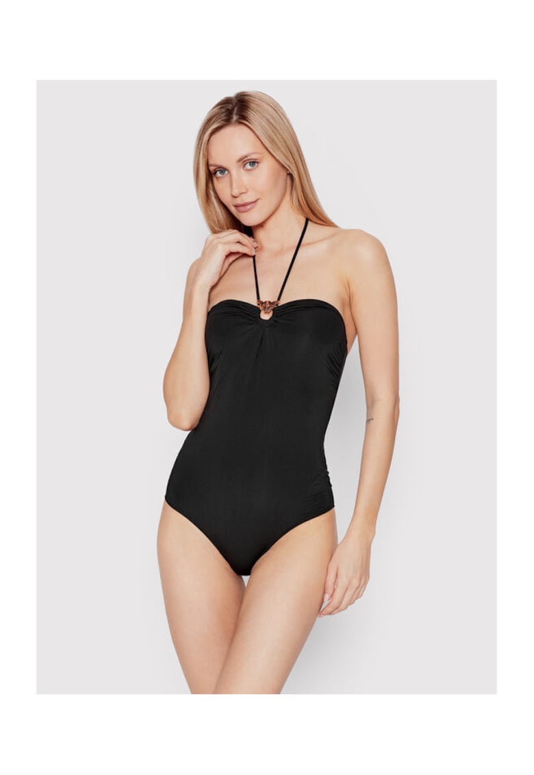 Costum de baie dama negru - intreg -