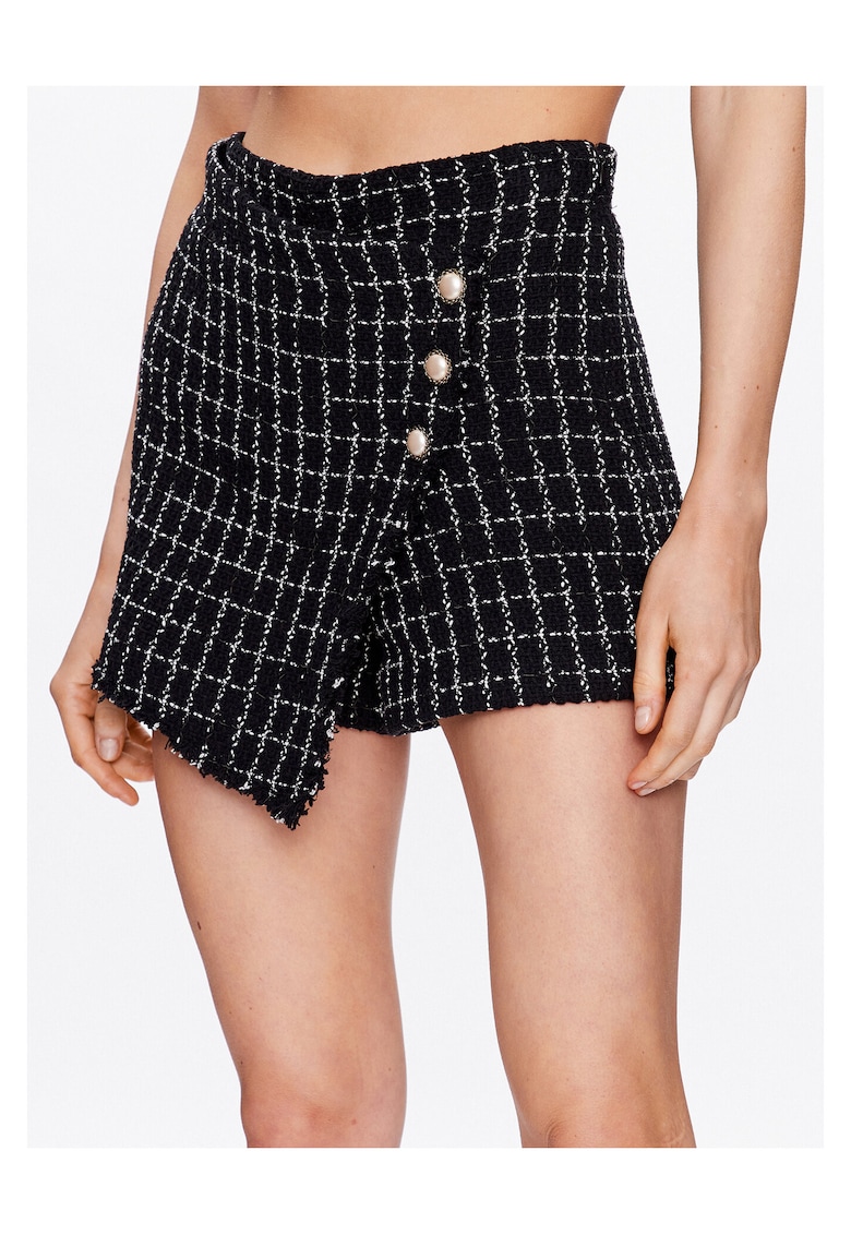 Pantaloni scurti dama - bumbac - negru -