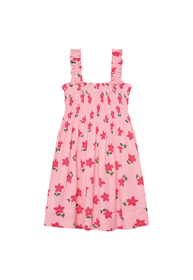 Rochie - Pentru fete - Roz - Floral