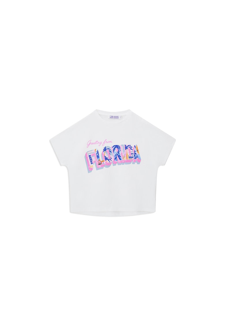 Tricou pentru copii - alb