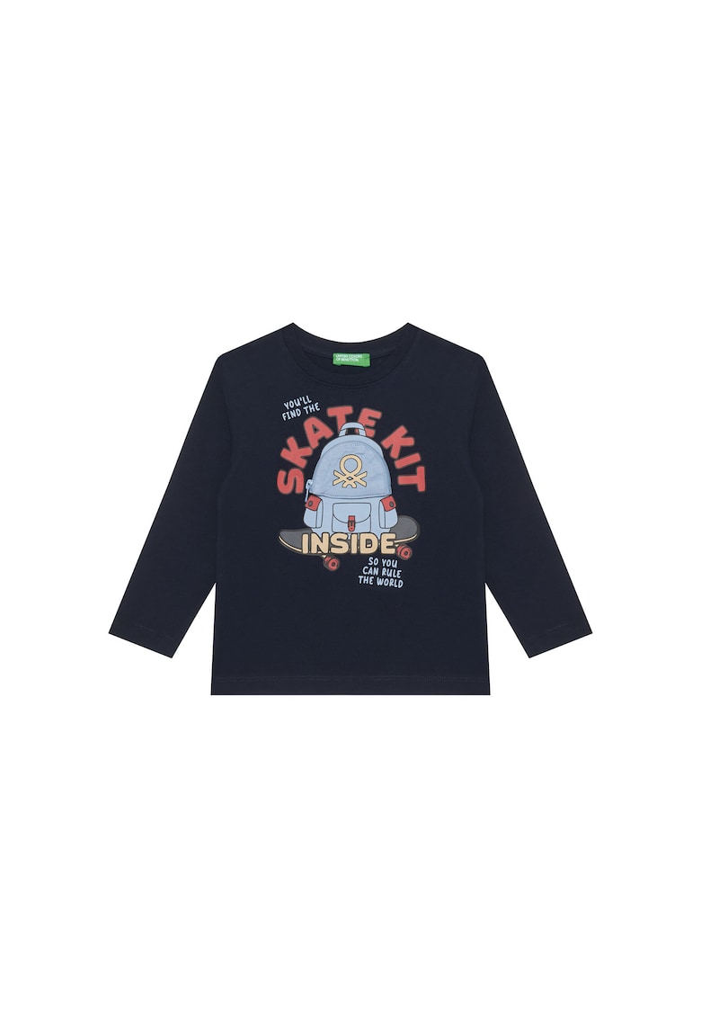 Bluza cu maneca lunga pentru copii - bleumarin