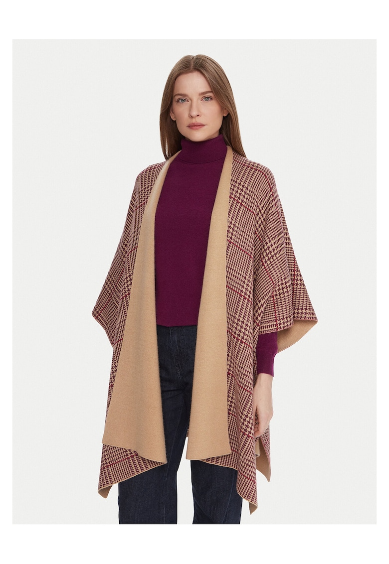 Poncho de dama bej -