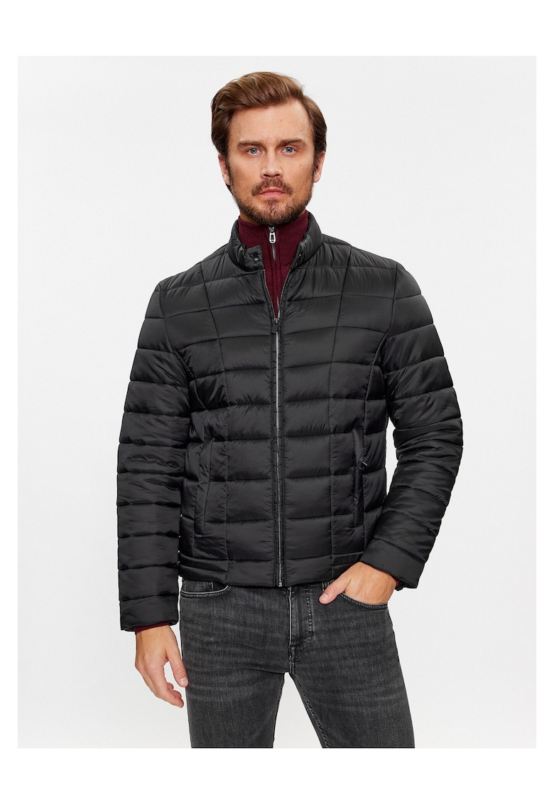 Geaca Puf barbati - neagra - material calduros
