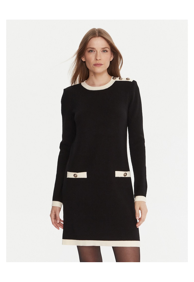 Rochie tricotata de dama negru -