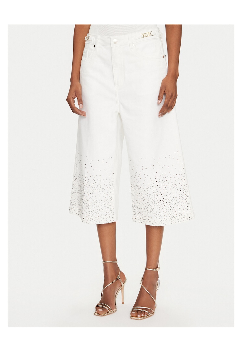 Pantaloni scurti dama albi