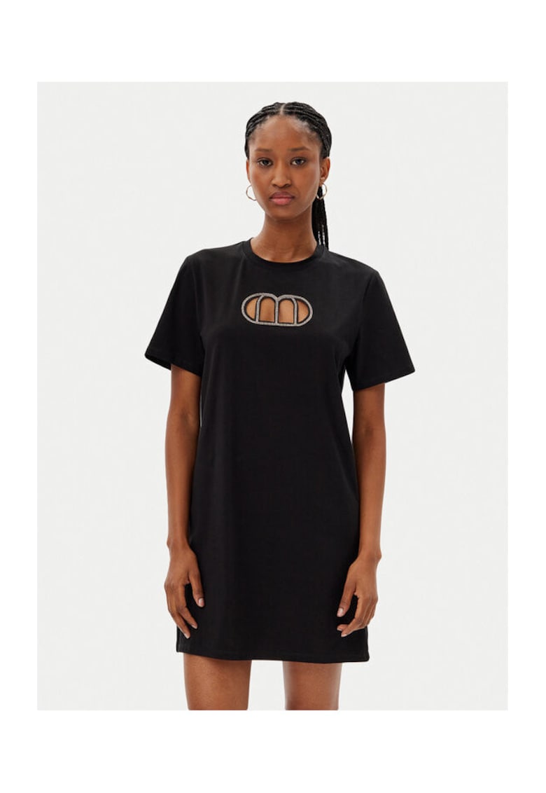 Rochie de zi - neagra - fabricata din material de calitate