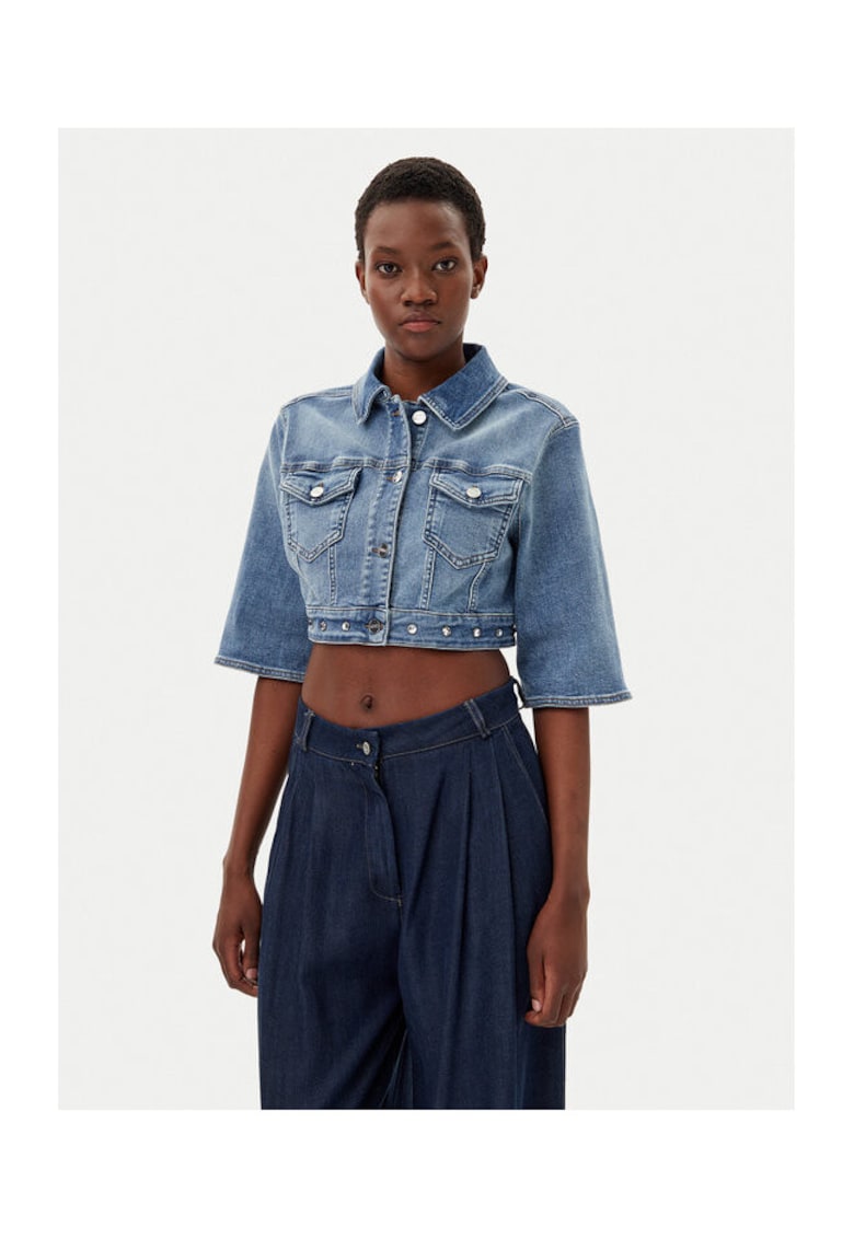 Geaca de blugi dama albastru - denim -